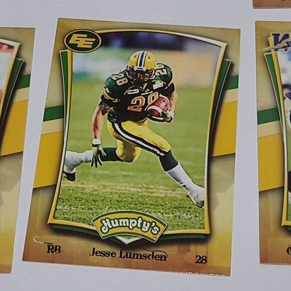 Humpty's Family Restaurant 35th Anniversary CFL Football Cards Lot Of 9 2012 HTF - Picture 9 of 12